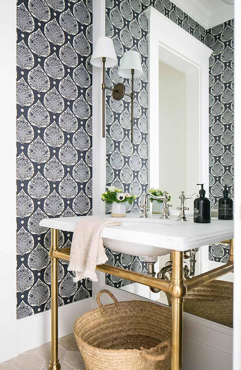 Photo of Custom Home Powder Rooms Designed by Adam Leland Homes Inc. Seattle, WA